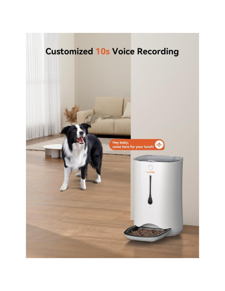 Dispensador Automático de Comida WOPET 7L con Cámara HD