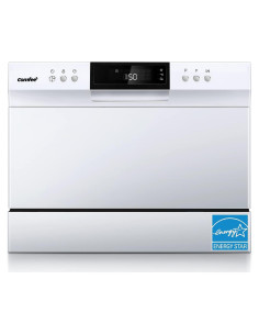 Lavavajillas Mini COMFEE CDC22P2AWW, 6 Configuraciones, Blanco