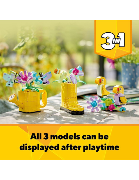 LEGO Creator 3 en 1 Flores en Maceta - 420 Piezas