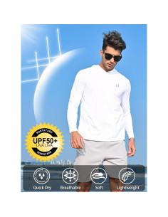 Sudadera con Capucha NORTHYARD UPF 50+ Hombre Ligera 2