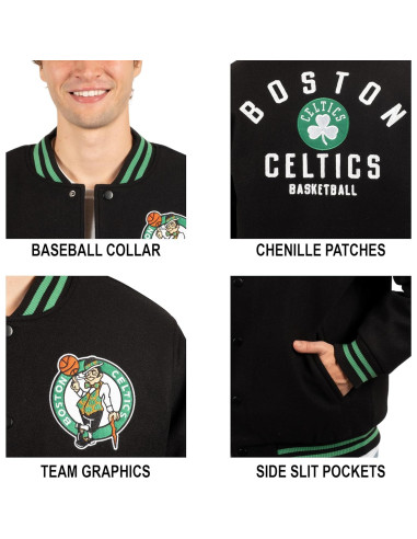 Chaqueta Varsity NBA Ultra Game Hombre Boston Celtics