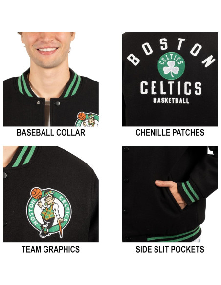 Chaqueta Varsity NBA Ultra Game Hombre Boston Celtics