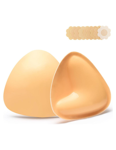 Almohadillas Push Up PRISSESA Doble Cara Amarillo 14.6x14.4 cm