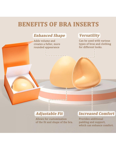 Almohadillas Push Up PRISSESA Doble Cara Amarillo 14.6x14.4 cm