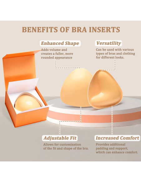 Almohadillas Push Up PRISSESA Doble Cara Amarillo 14.6x14.4 cm