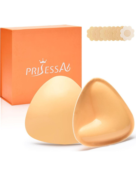 Almohadillas Push Up PRISSESA Doble Cara Amarillo 14.6x14.4 cm