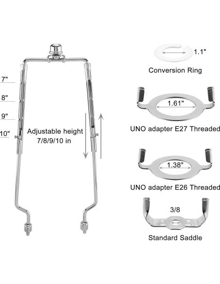 Soporte de Pantalla de Lámpara Mornajina 2Packs Ajustable