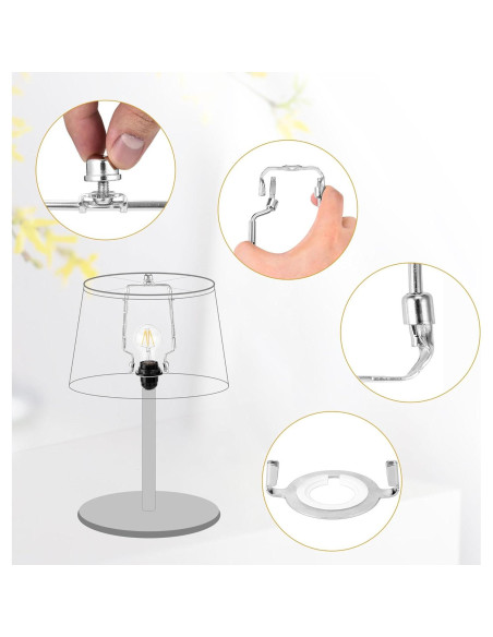 Soporte de Pantalla de Lámpara Mornajina 2Packs Ajustable