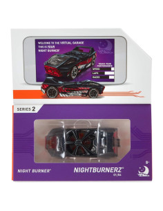 Coche Hot Wheels id Night Burner con Chip NFC 1/64 GML25