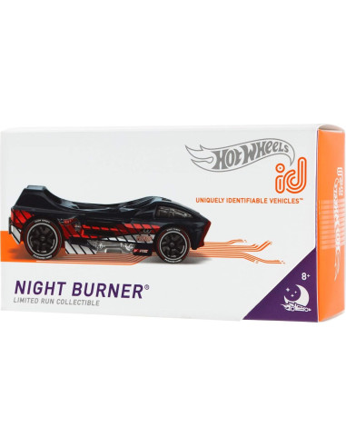 Coche Hot Wheels id Night Burner con Chip NFC 1/64 GML25