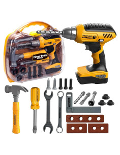 Kit de Herramientas de Construcción Playhiland para Niños 3-8 Años