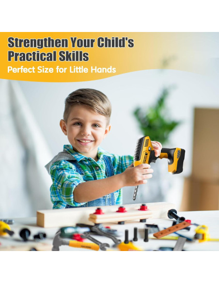 Kit de Herramientas de Construcción Playhiland para Niños 3-8 Años