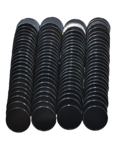 Set de 100 Fichas de Plástico 25mm SmartDealsPro (Negro) 2