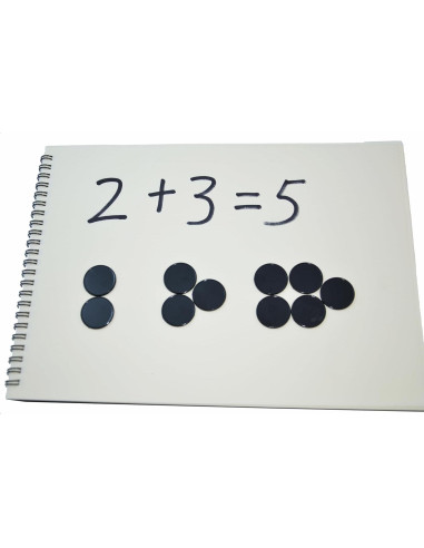 Set de 100 Fichas de Plástico 25mm SmartDealsPro (Negro)