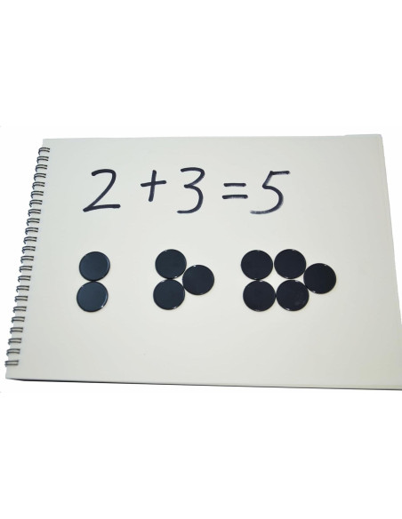 Set de 100 Fichas de Plástico 25mm SmartDealsPro (Negro)