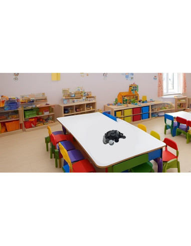 Set de 100 Fichas de Plástico 25mm SmartDealsPro (Negro)