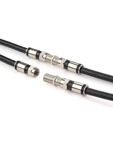 Cable Coaxial GTOTd 1.22m Tipo F Hembra a Hembra 75 Ohm