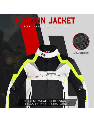 Chaqueta de Motocicleta JAG Horizon - Alta Visibilidad CE Nivel 1