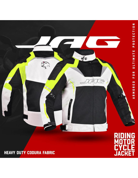 Chaqueta de Motocicleta JAG Horizon - Alta Visibilidad CE Nivel 1