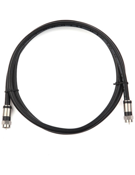 Cable Coaxial GTOTd 1.22m Tipo F Hembra a Hembra 75 Ohm