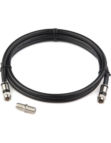 Cable Coaxial GTOTd 1.22m Tipo F Hembra a Hembra 75 Ohm