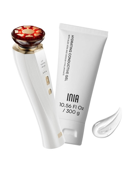 Dispositivo Facial INIA 3 en 1 Luz Roja y Masajeador