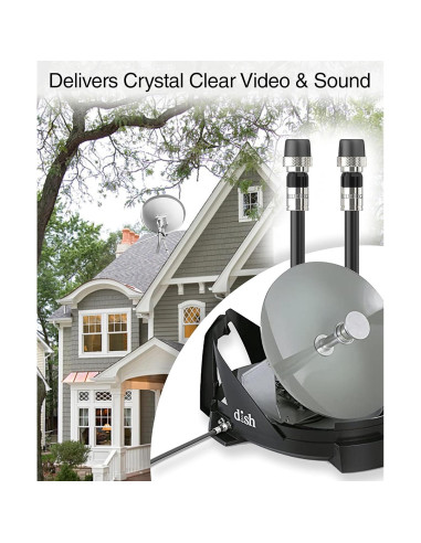 Cable Coaxial BlueRigger RG6 10.67M Alta Velocidad CL3