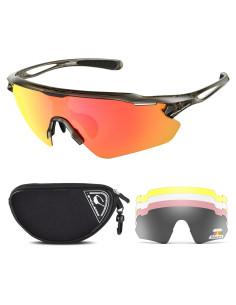 Gafas de Ciclismo Hubo Sports 5 Lentes Polarizadas Unisex