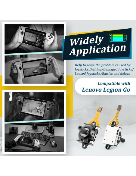 Joystick de Efecto Hall para Lenovo Legion Go - Reemplazo 3D
