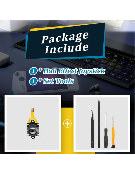 Joystick de Efecto Hall para Lenovo Legion Go - Reemplazo 3D