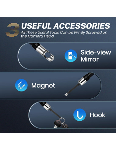 Cámara de Inspección Autel MV108S HD 1920P IP67 8.5mm