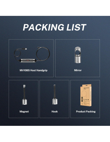 Cámara de Inspección Autel MV108S HD 1920P IP67 8.5mm