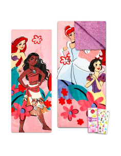Saco de Dormir Princesa Disney 68.6x142.2 cm con Almohada