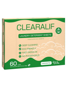 Hojas de detergente ecológico CROS VC-Fresh60, 60 cargas