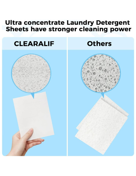 Hojas de detergente ecológico CROS VC-Fresh60, 60 cargas