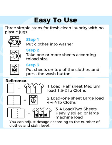 Hojas de detergente ecológico CROS VC-Fresh60, 60 cargas