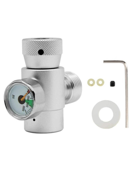 Regulador de CO2 Simlug con Medidor para Tanques de SodaStream