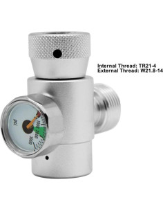 Regulador de CO2 Simlug con Medidor para Tanques de SodaStream 2