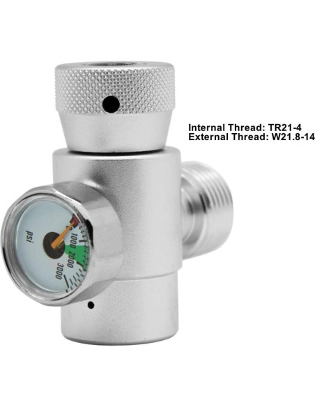 Regulador de CO2 Simlug con Medidor para Tanques de SodaStream