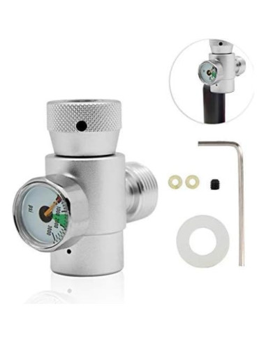 Regulador de CO2 Simlug con Medidor para Tanques de SodaStream