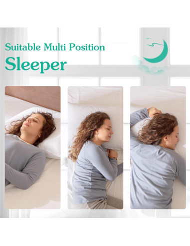 Almohada de Plumas de Ganso Tres Gansos Reina 600 Hilos