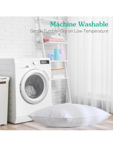 Almohada de Plumas de Ganso Tres Gansos Reina 600 Hilos