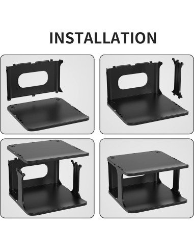 Estante Vertical Estrecho para Zapatos HAIXIN 7 Niveles Negro