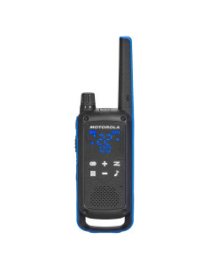 Walkie Talkie Motorola T802, 22 canales, recargable, IP54