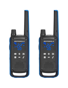 Walkie Talkie Motorola T802, 22 canales, recargable, IP54 2