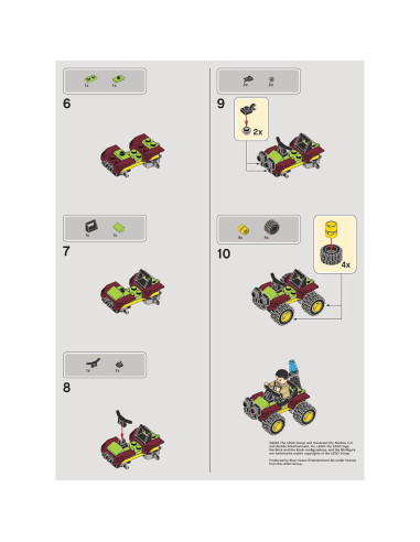 Set de Transporte Bebé Dino LEGO Jurassic World con Vic Hoskins