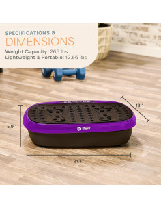 Plataforma de Vibración Lifepro HexaPlate Lite - 150 kg 2