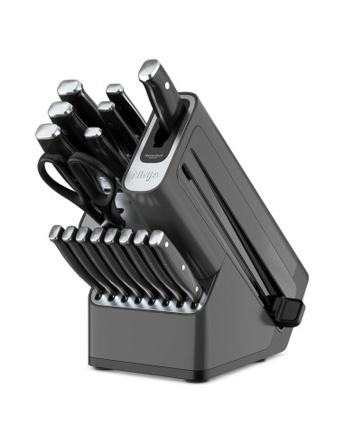 Juego de Cuchillos Ninja Foodi NeverDull 17 Piezas Negro
