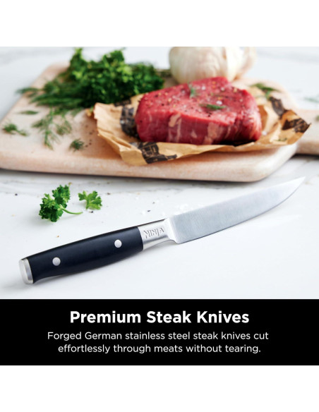 Juego de Cuchillos Ninja Foodi NeverDull 17 Piezas Negro
