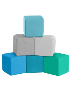 Bloques de Espuma Suave JungleDove 6 Piezas para Niños